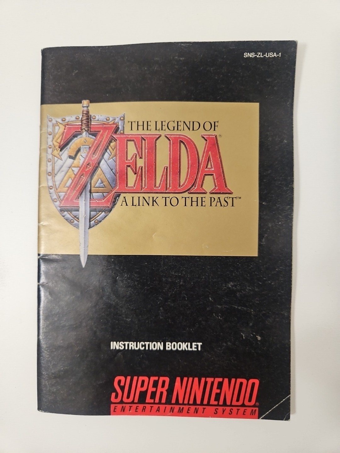 Legend Of Zelda A Link To The Past Instruction Manual Only Super Nintendo SNES