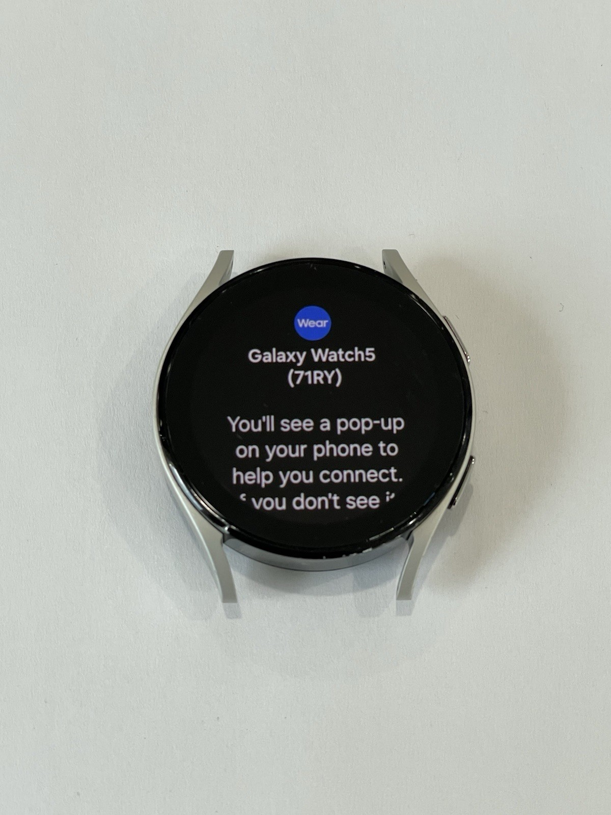 Samsung Galaxy Watch5 SM-R905U 40mm GPS + LTE Aluminum Case Silver - Used