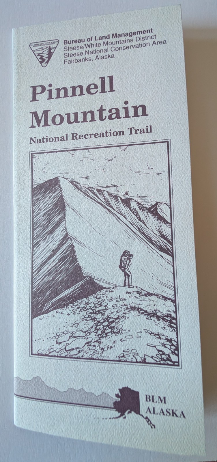Brochure Pinnel Mountain National Recreation Trail, Alaska BLM EXCELLENT COND.