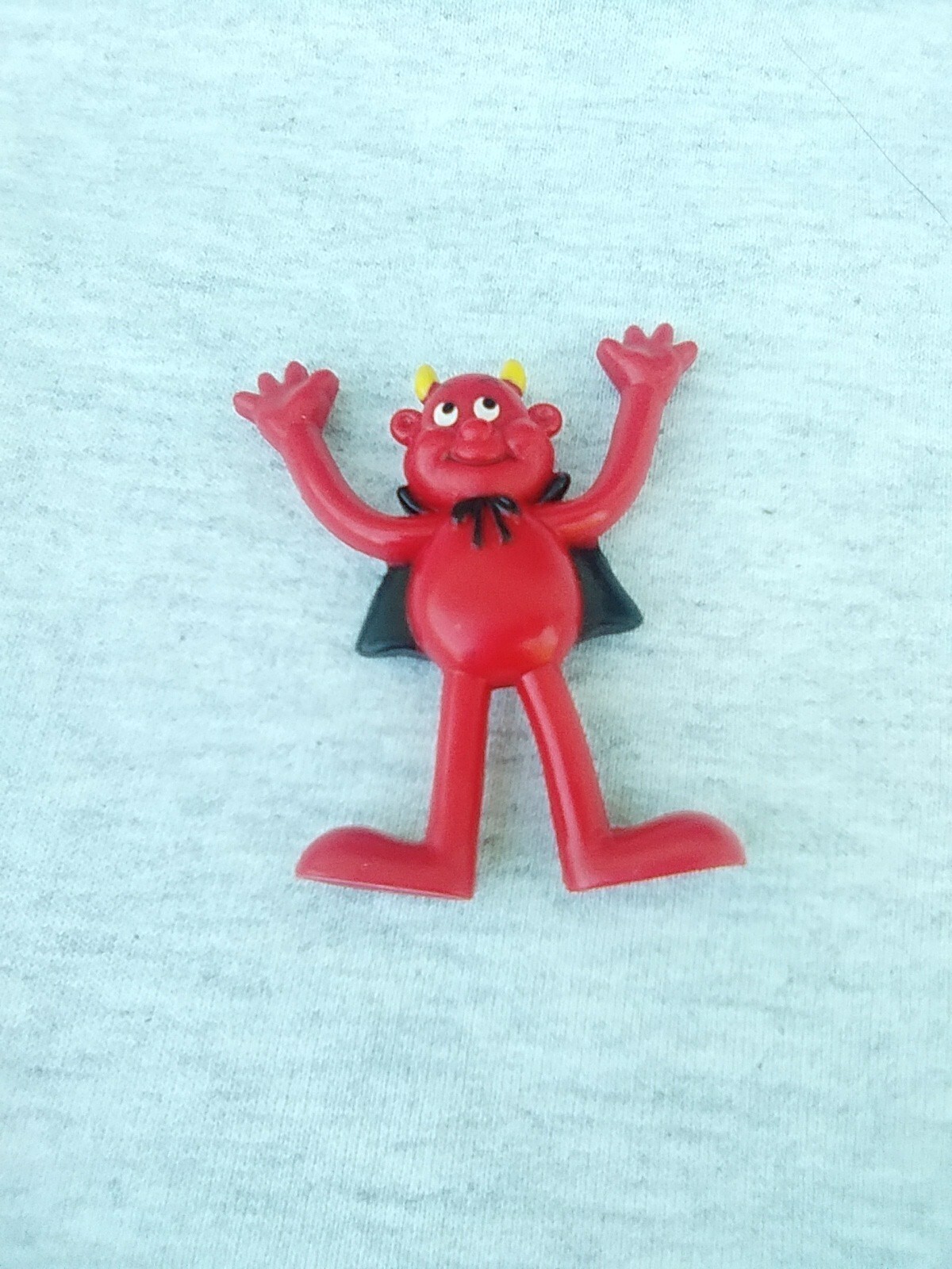 5- DEVILS  Rubber Figures  BRAND NEW  Vintage 2.5"