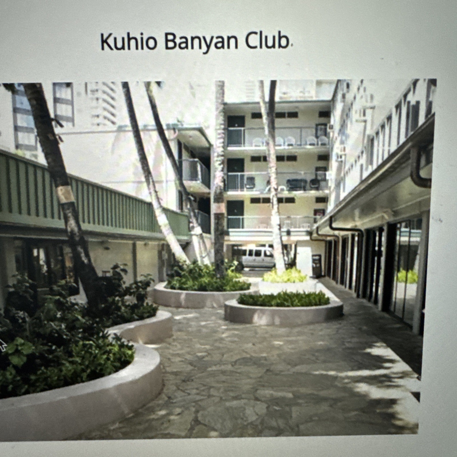 Kuhio Banyan Club – Studio Villa / Honolulu, Oahu, HI