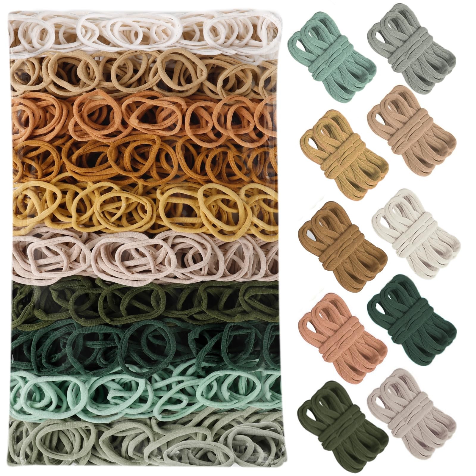 800 PCS Weaving Loops 7” Traditional-Sized Neutral Themed 10 Color Potholder ...