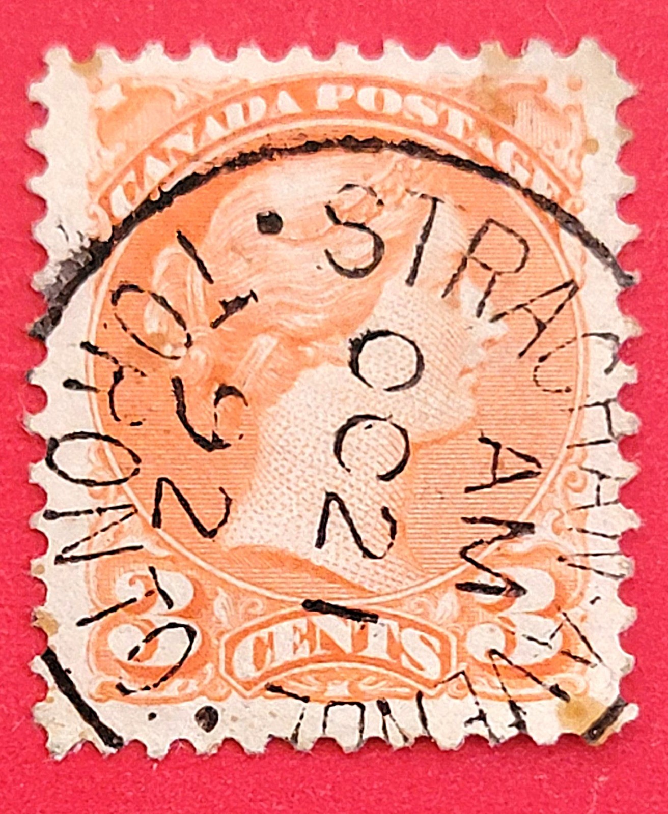 Canada Stamp #37 Small Queen Issue Used SOTN