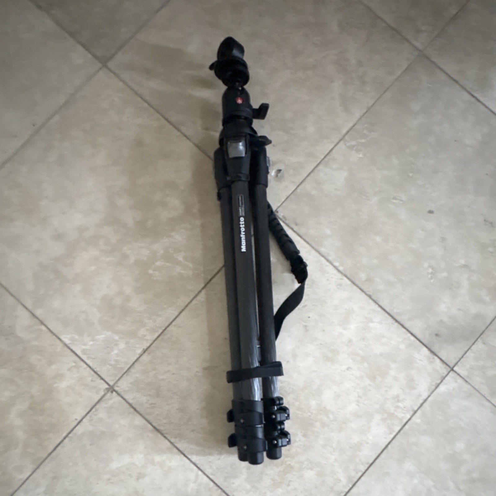 Manfrotto 055MF3 Magfiber Carbon Fiber Tripod Ball Head Quick Release for Camera