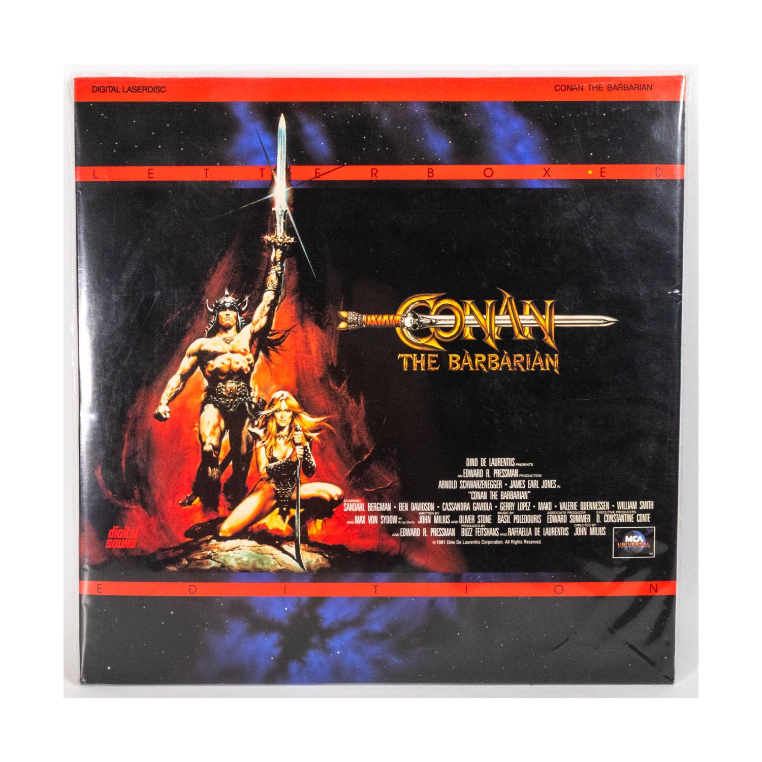 MCA Universal LaserDiscs Conan the Barbarian (Letterboxed Ed) EX/NM