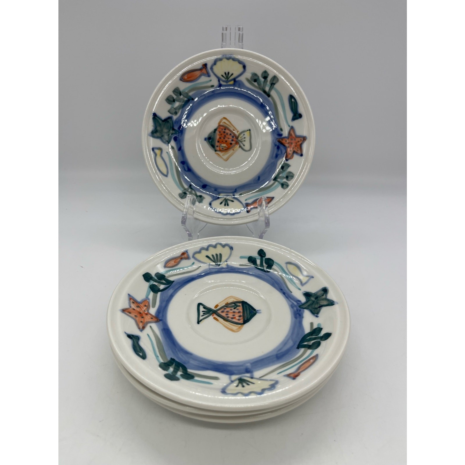 Studio Nova Aruba Set of 4 Saucers 6.5"