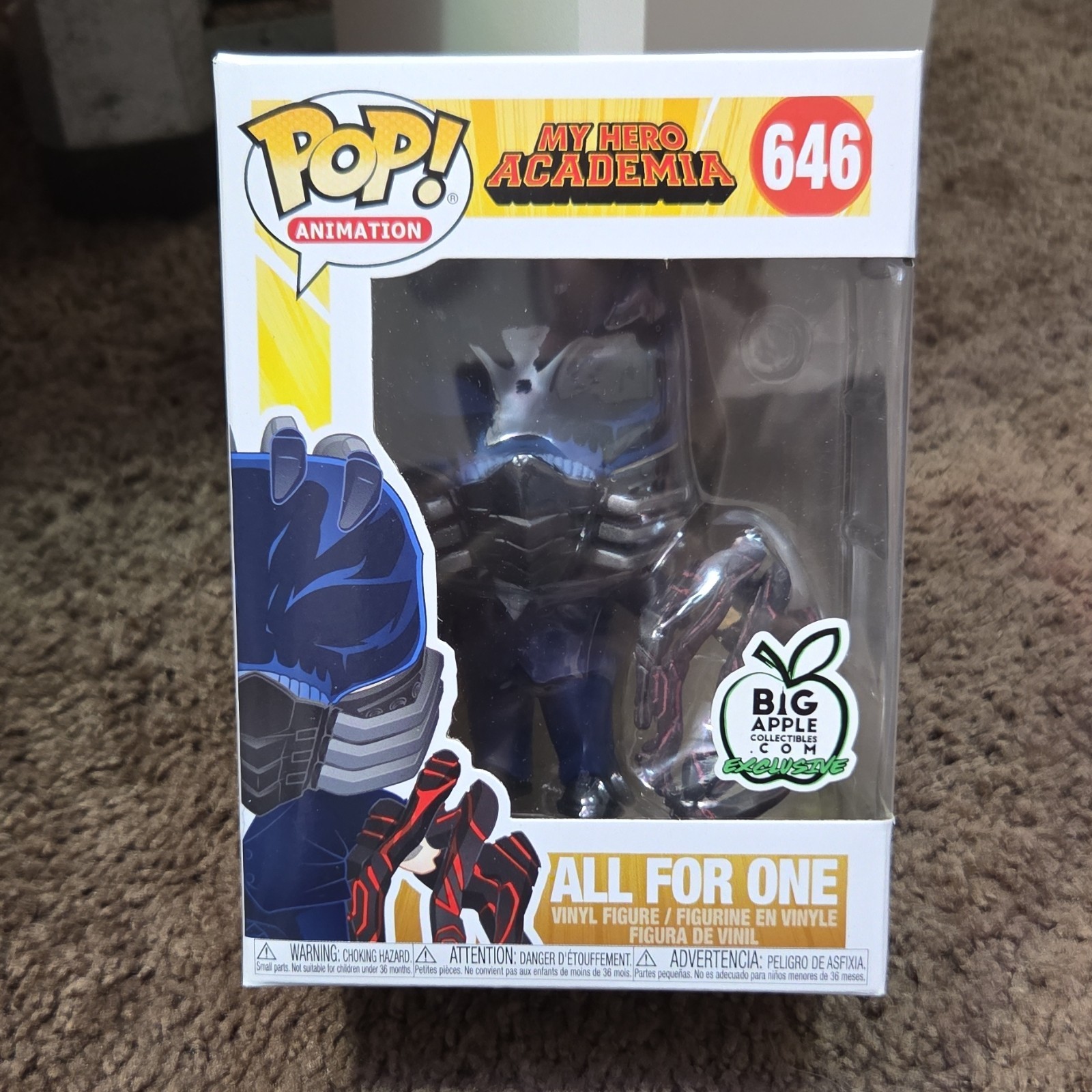 Funko Pop! My Hero Academia - All For One #646 Big Apple Exclusive