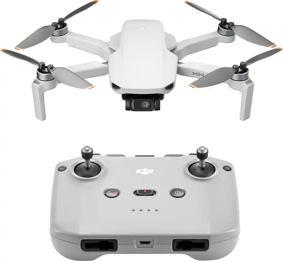 DJI Mini 4K Drone Quadcopter with RC-N1 Remote Control - Gray READ!