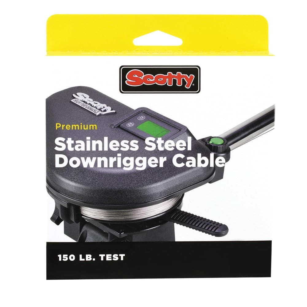 Scotty #1000K Premium Stainless Steel Downrigger Cable Kit - 200ft