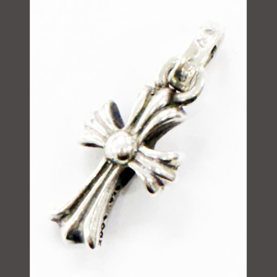 Chrome Hearts CH CRS BBY Fat Baby Necklace Pendant Top Charm Silver A Used 00074