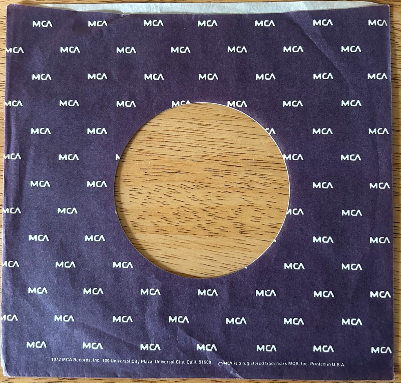 MCA Records Inc. 45rpm black commercial/company sleeves: Lot of 10