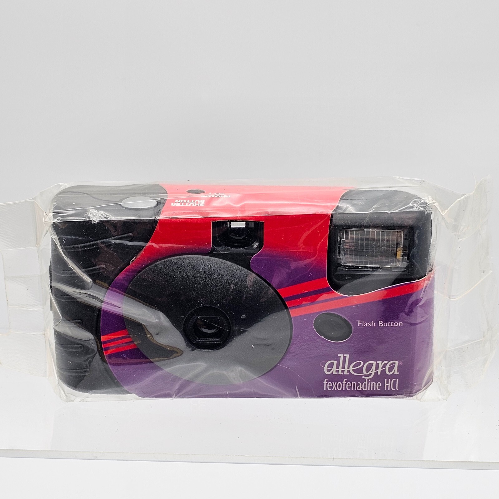 Allegra Pharmaceutical Advertising Disposable Film Camera 15 Exp, Flash, ISO 400