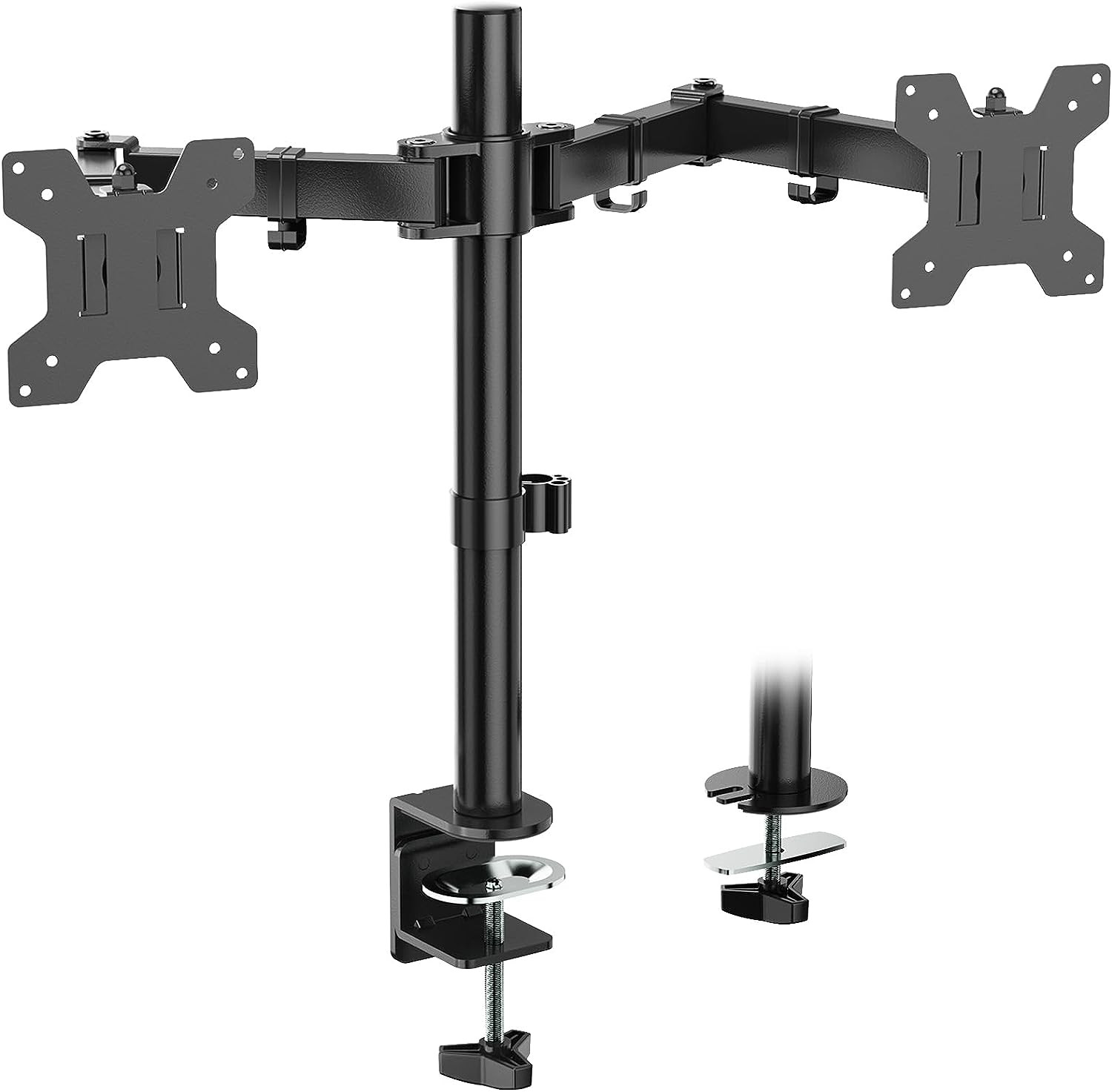 Dual Monitor Stand for Desk, Dual Monitor Mounts for 2 Monitors up to 27 Inch, 2