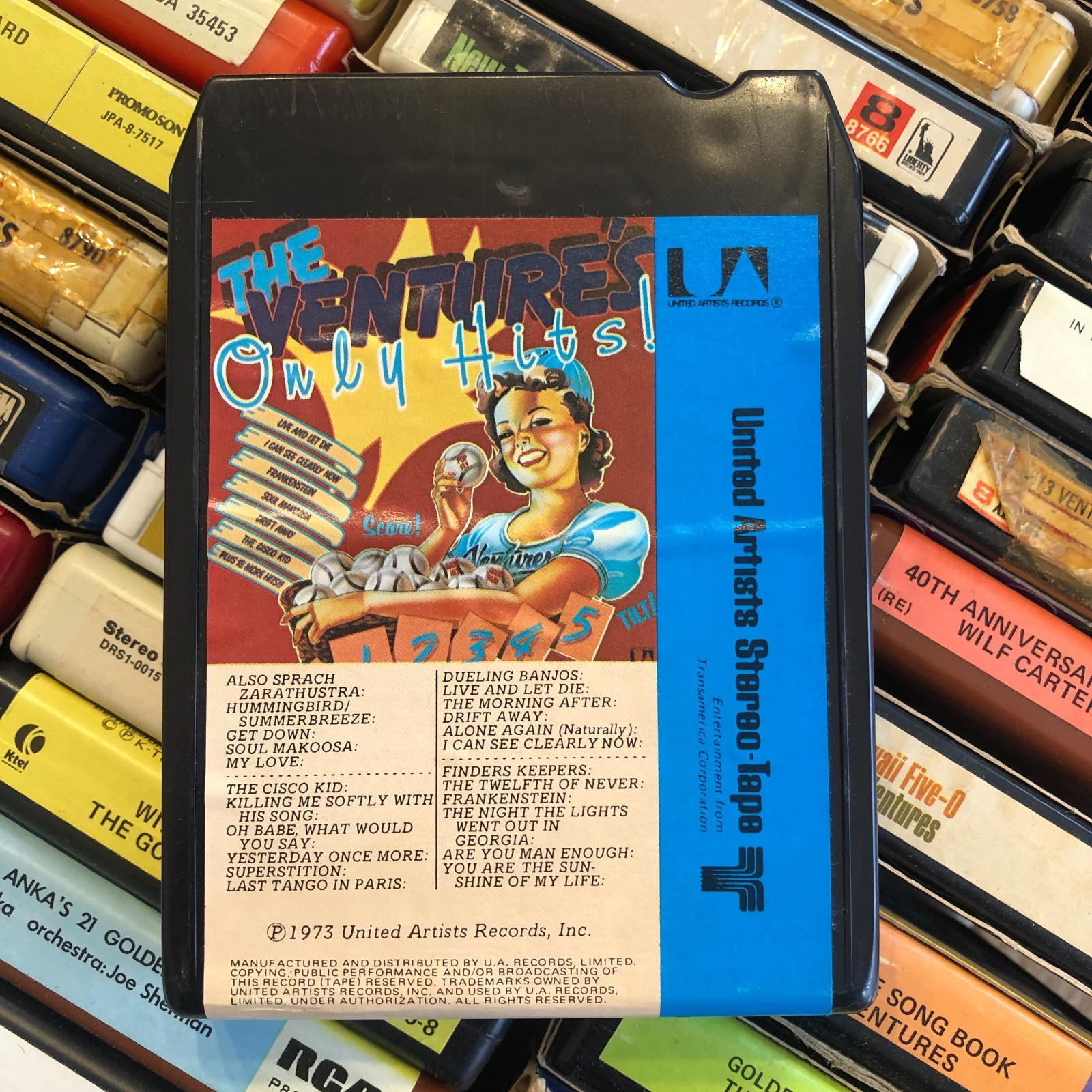 The Ventures : Only Hits 1973, 8 Track Tape