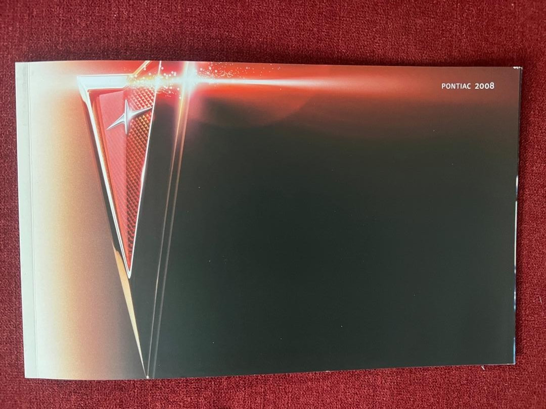 2008 Pontiac Full Line Sales Brochure - G5 G6 G8 Solstice GXP Torrent
