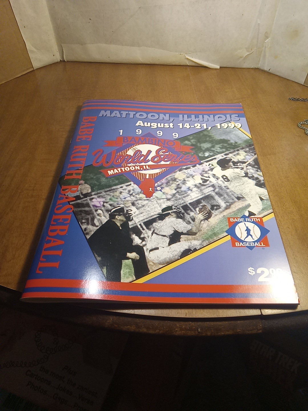 1999 Babe Ruth Bambino World Series Program Mattoon Illinois