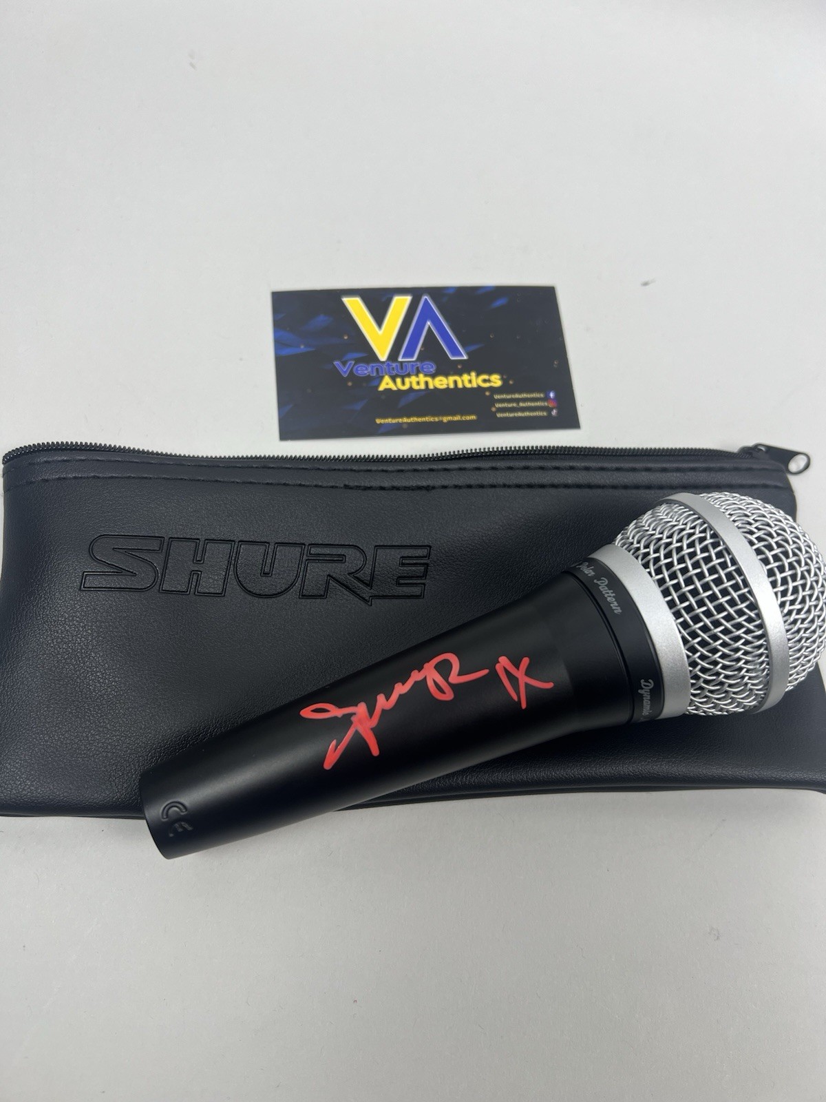 Spencer Charnas Ice Nine Kills Signed Shure PGA48 Microphone w/ JSA WITNESS COA
