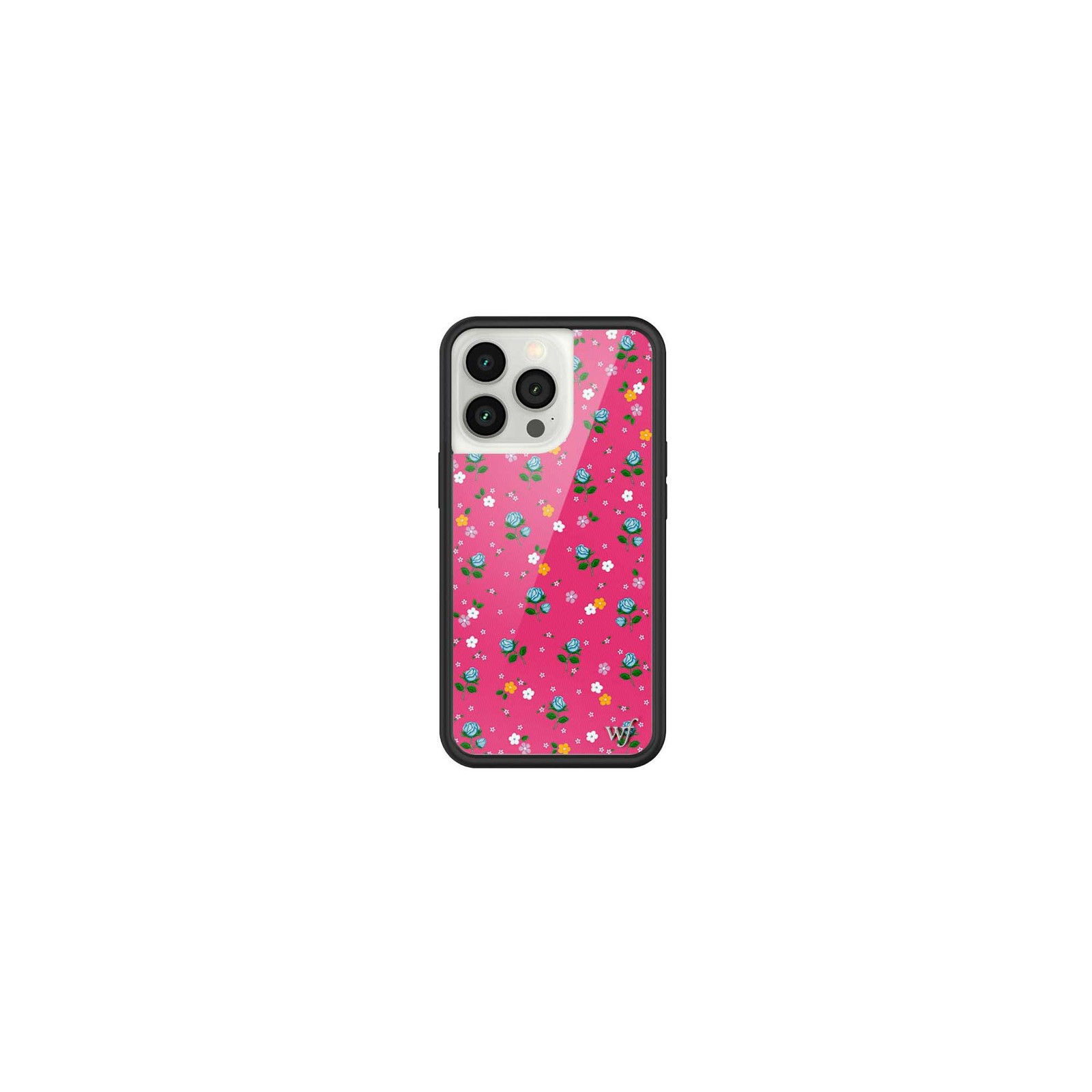 Wildflower Cases - Compatible with iPhone 13 Pro | Protective Black Bumper, 6.5f