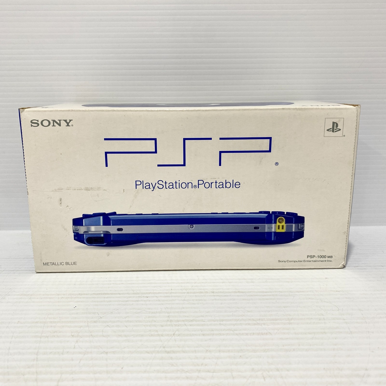 Blue Sony Playstation Portable PSP Console + Box - NTSC-J - Tested & Working