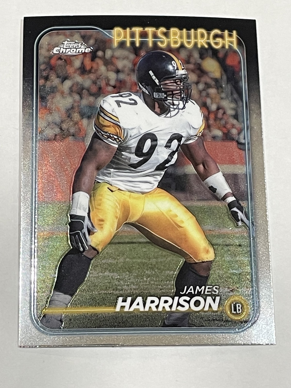 2024 Topps Chrome Football #163 - James Harrison - Pittsburgh Steelers