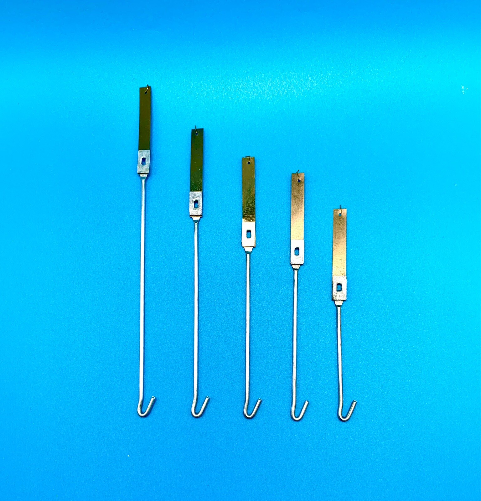 Antique Clock Suspension Spring / Set of 5 Diferents Sizes For Spare. New.