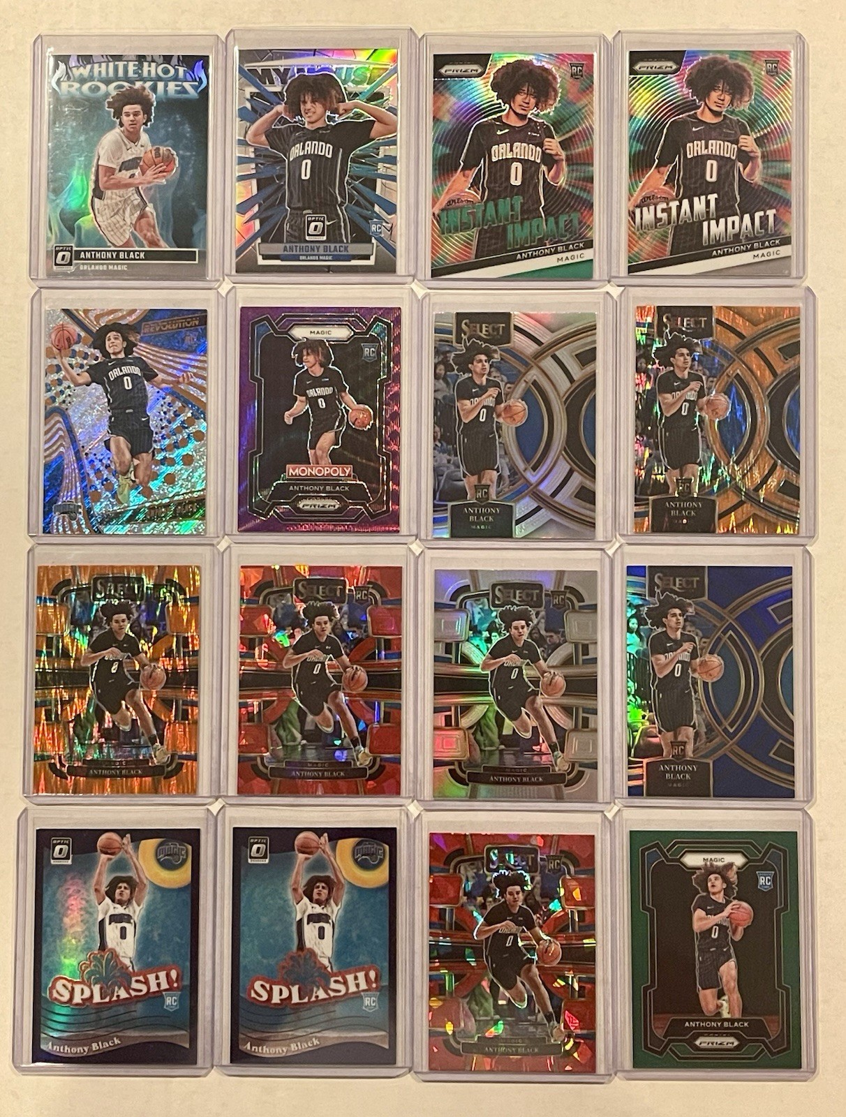 Anthony Black 16 Card Rookie Lot | All Parallels | Select Colors | Prizm Inserts