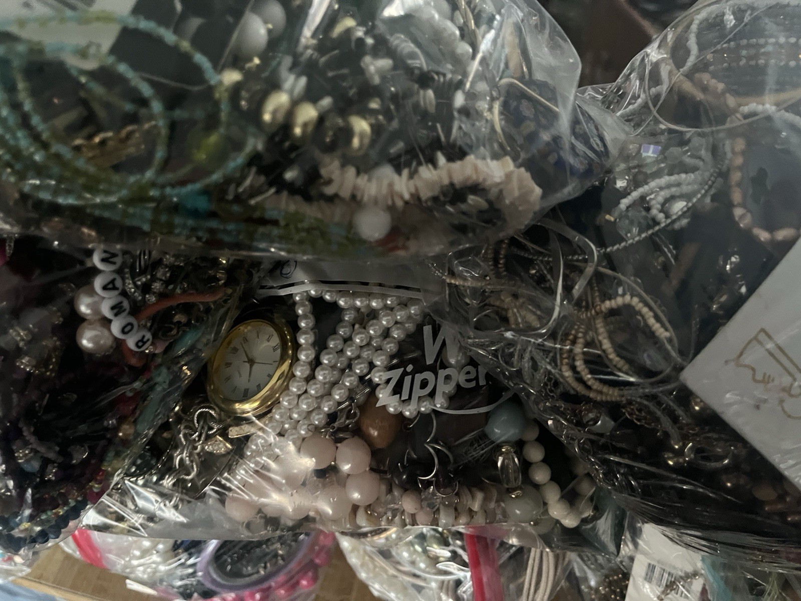 more than 50 bags of jewelry