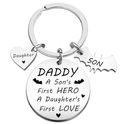 Daddy Keychain Gifts for Dad From Kids Birthday Gifts for Dad From Kids 