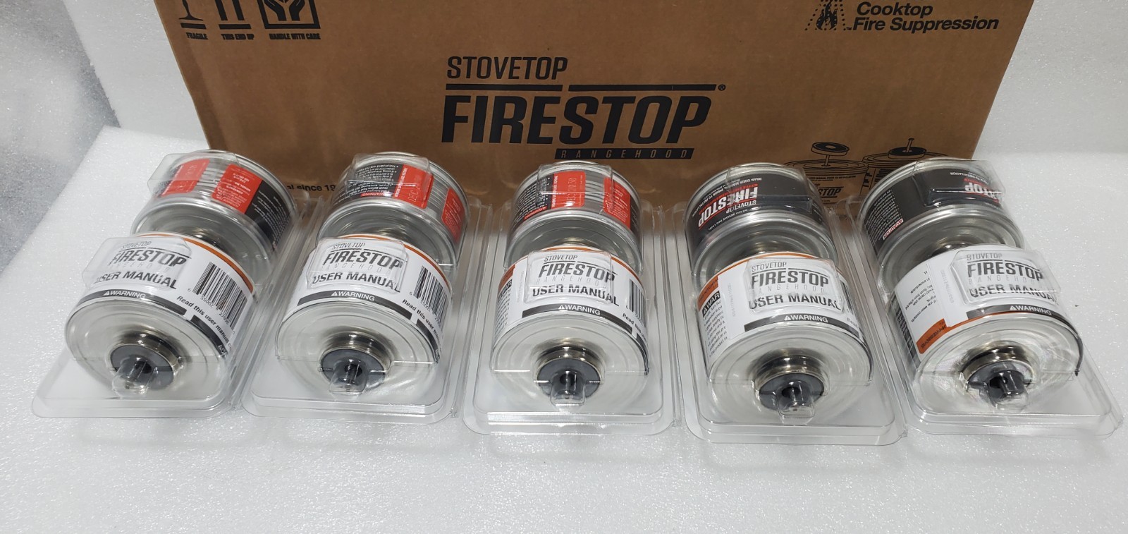 10-pk STOVETOP FIRESTOP 675-3 Range Hood Fire Extinguishers - Exp. Dec/2030+