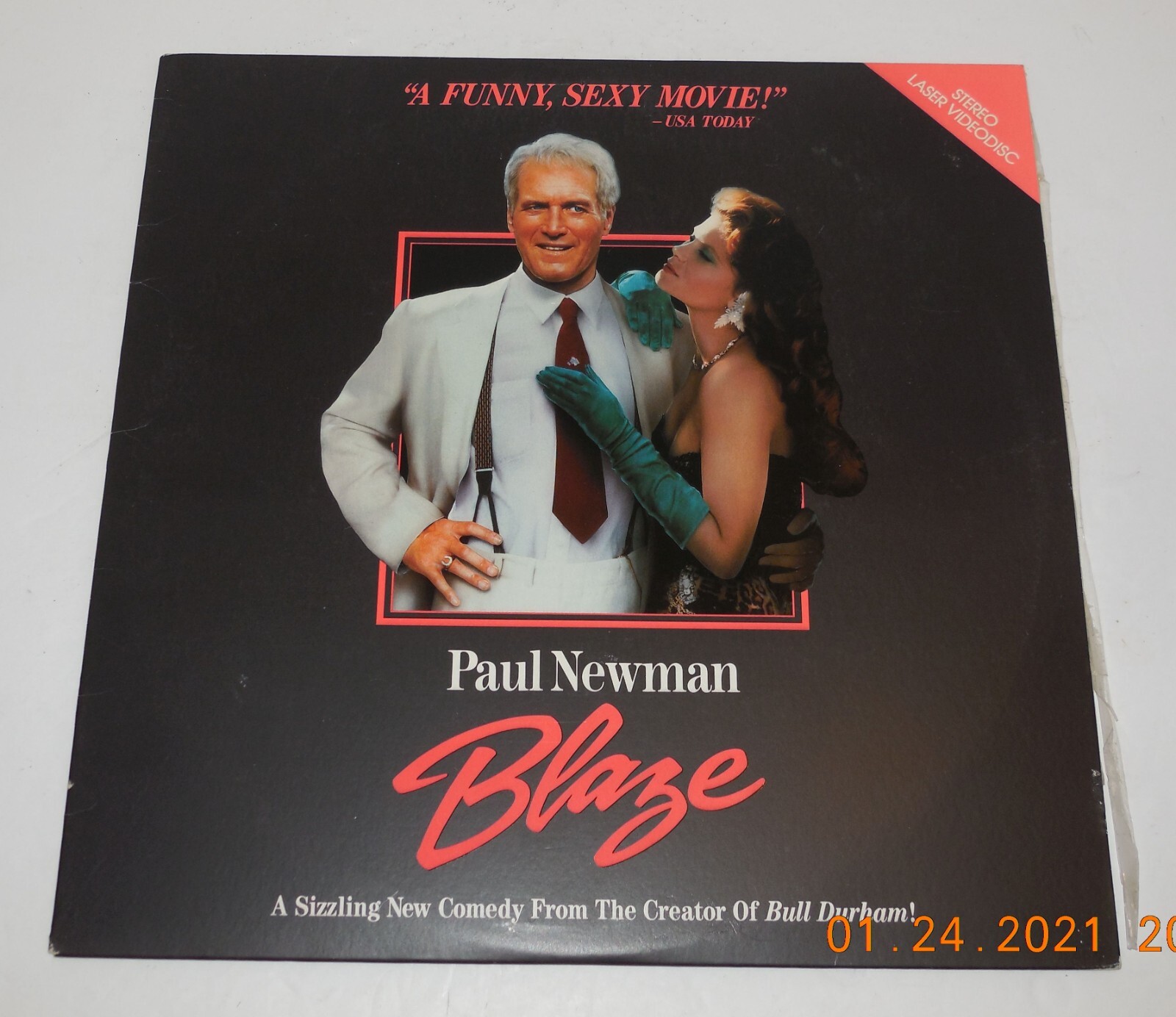 Laserdisc 1989 Blaze Paul Newman Lolita Davidovich