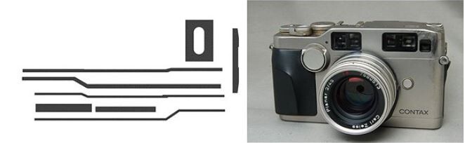 【3sets with INSTRUCTION】Precut Light Seal Kit  Contax G2  from Japan 797