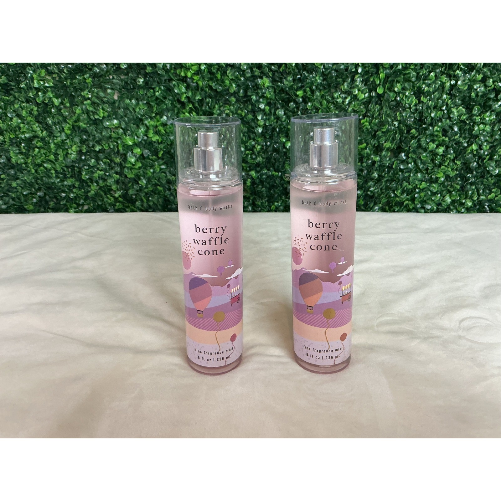 BBW Cone Fine Fragrance Mist Duo 2 Bottles Discontinued HTF