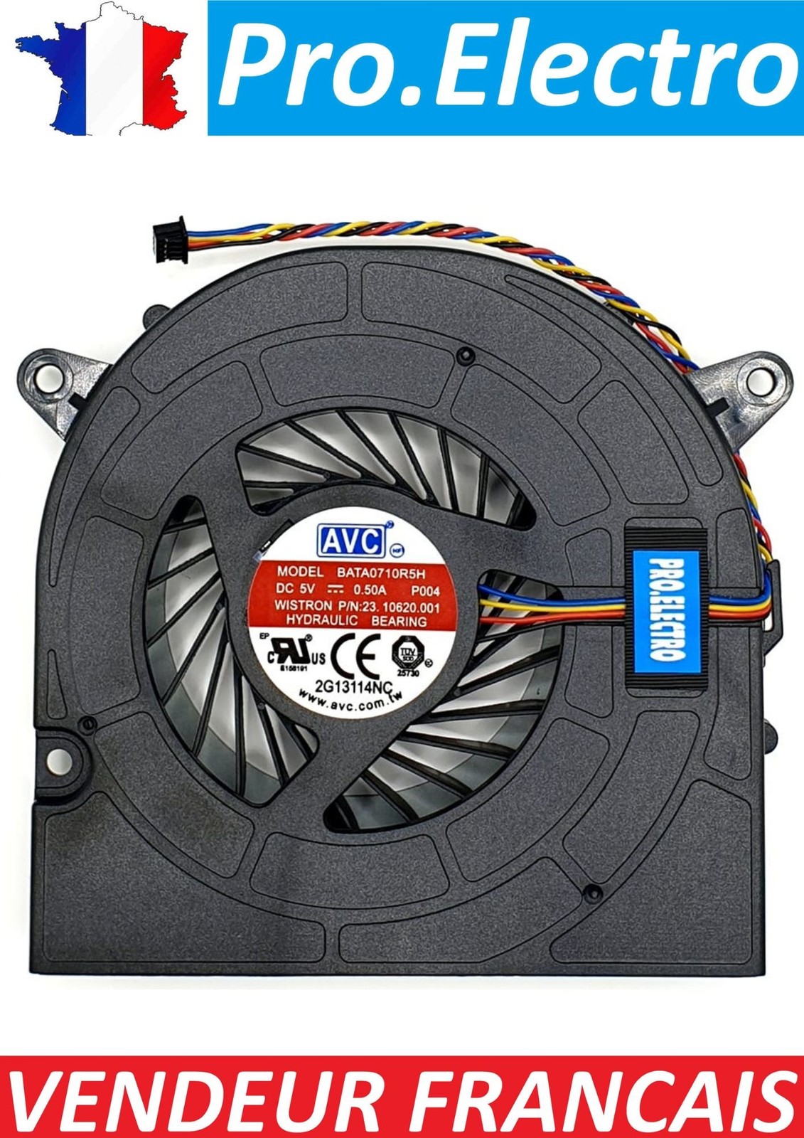Lenovo 510-23ASR AVC BAA0915R5U 6033B0044701 2G131 CPU Fan