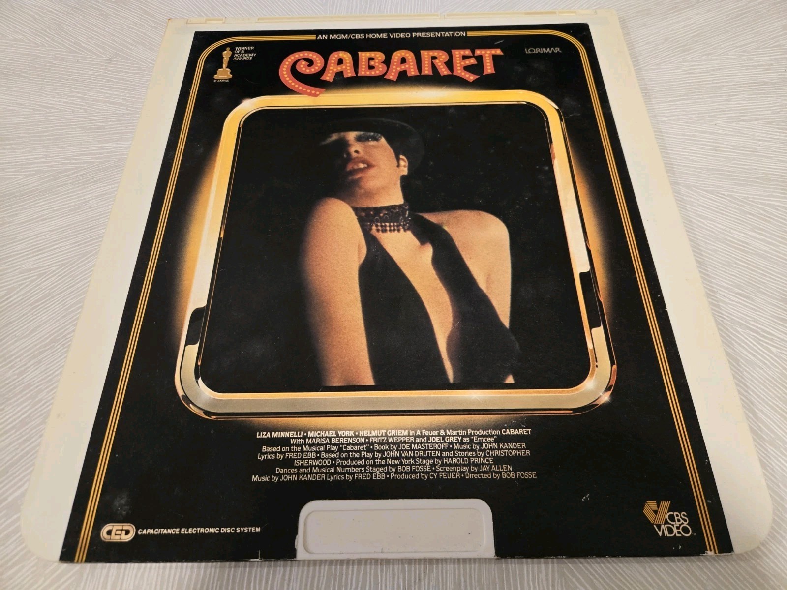 CABARET 1981 Lorimar CBS Video VideoDiscs pre-owned CED Liza Minnelli good cond.