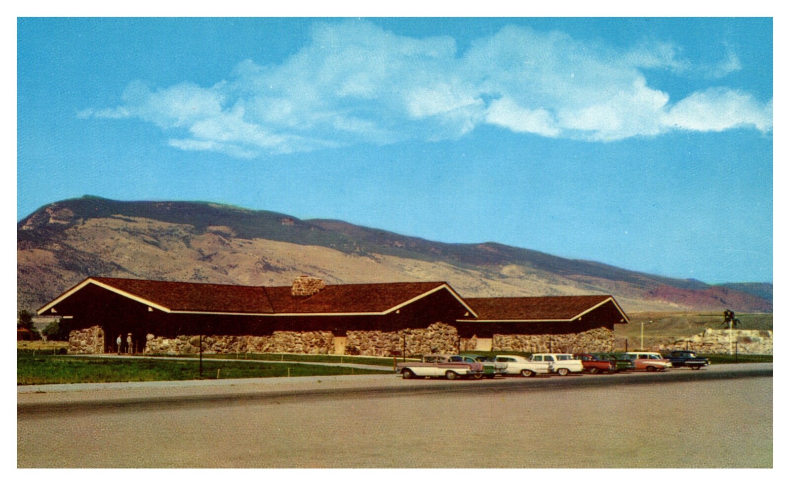 Cody WY Wyoming The Whitney Gallery of Western Art Street View Chrome Postcard