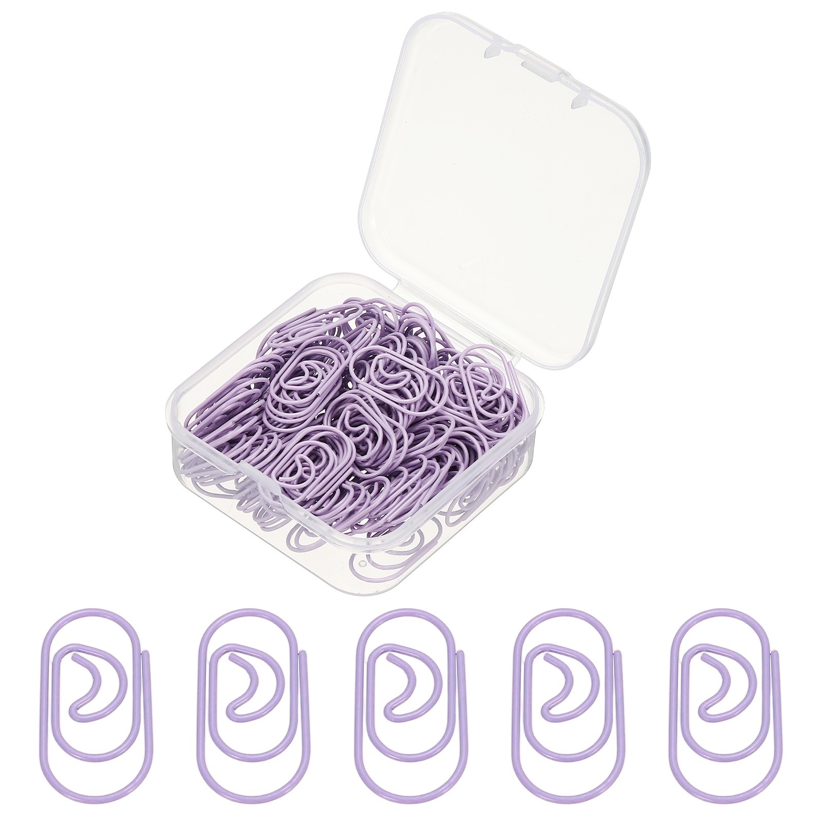 120 Pieces of Staples, 20mm Mini Anti-Rust Staples, Purple