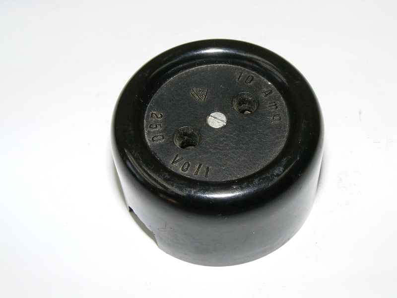 Old Bakelite Socket Surface Mounted Round Loft Design Art Deco