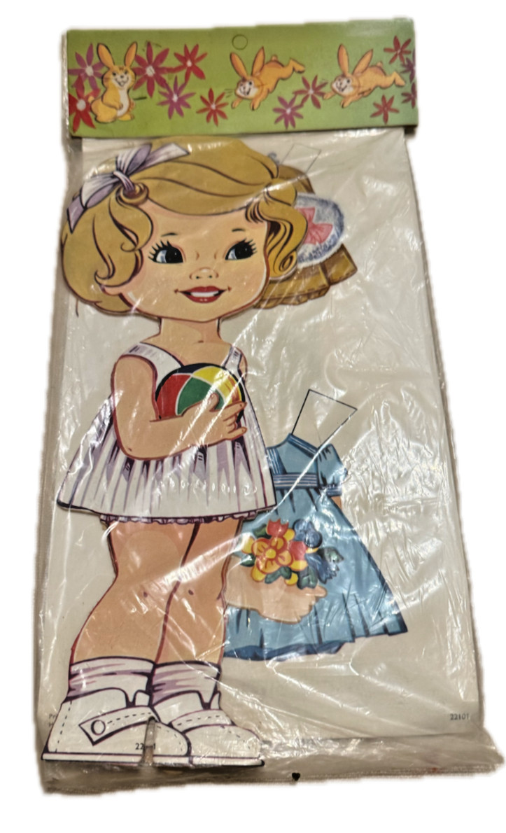 Vintage Uncut Paper Doll Set Original 1950s Packaging Mid-Century Toy Ephemera