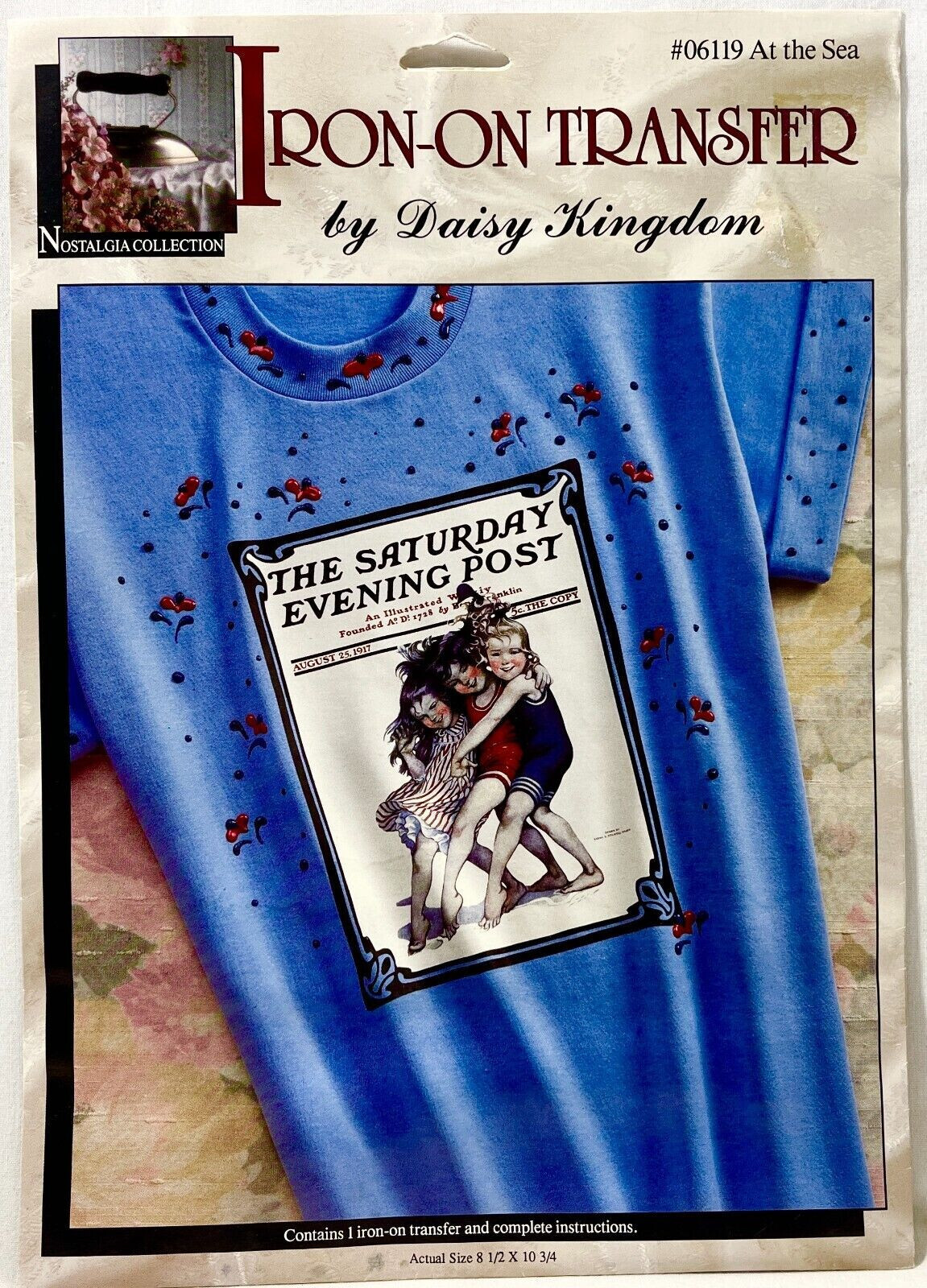 1992 Daisy Kingdom At The Sea 06119 Iron-On Fashion Transfer Vintage AS IS 13072