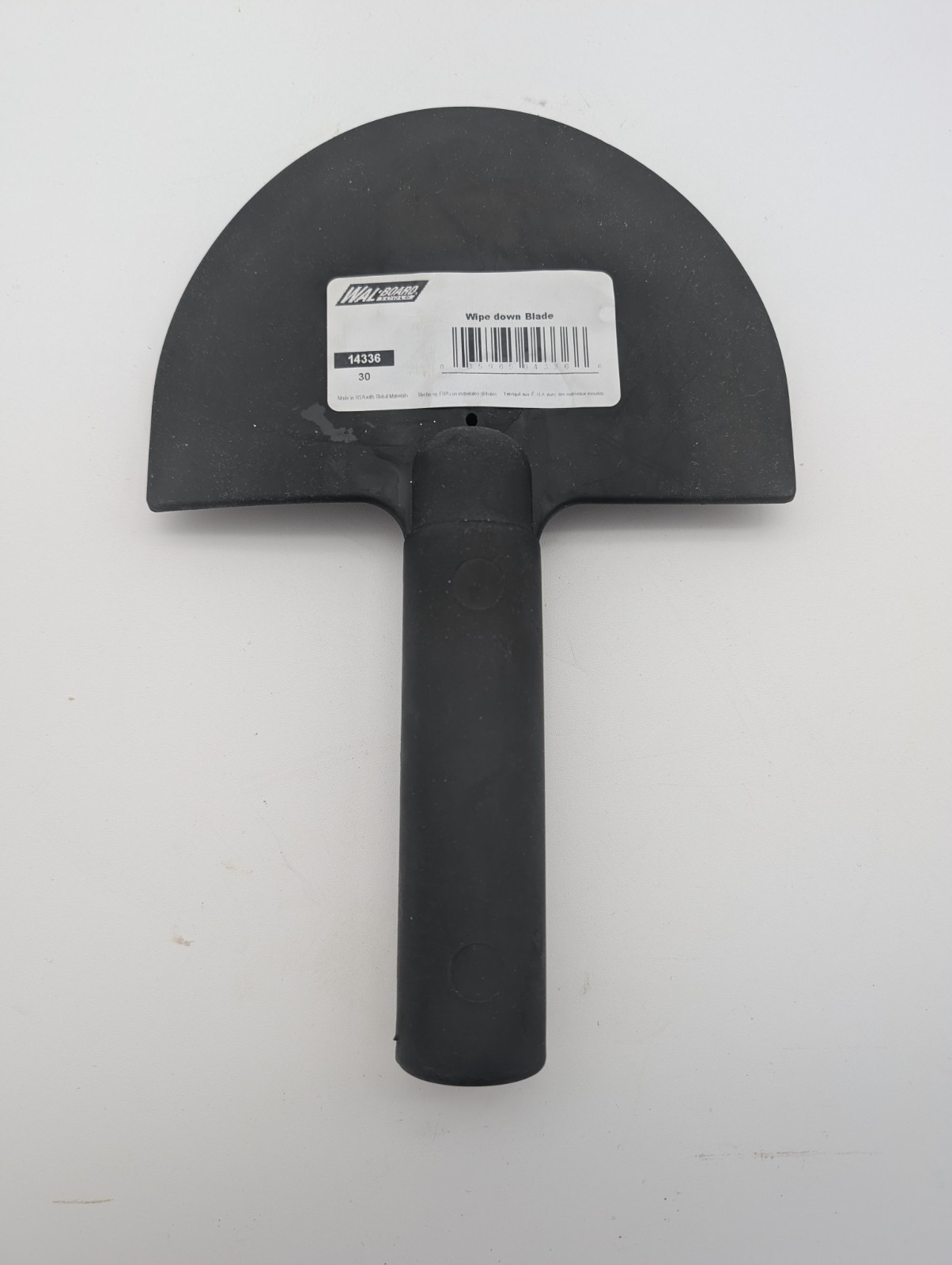 Rubber Wipe Down Blade Cleans Excess Mud From Joints Wider than 90-Degrees Stu