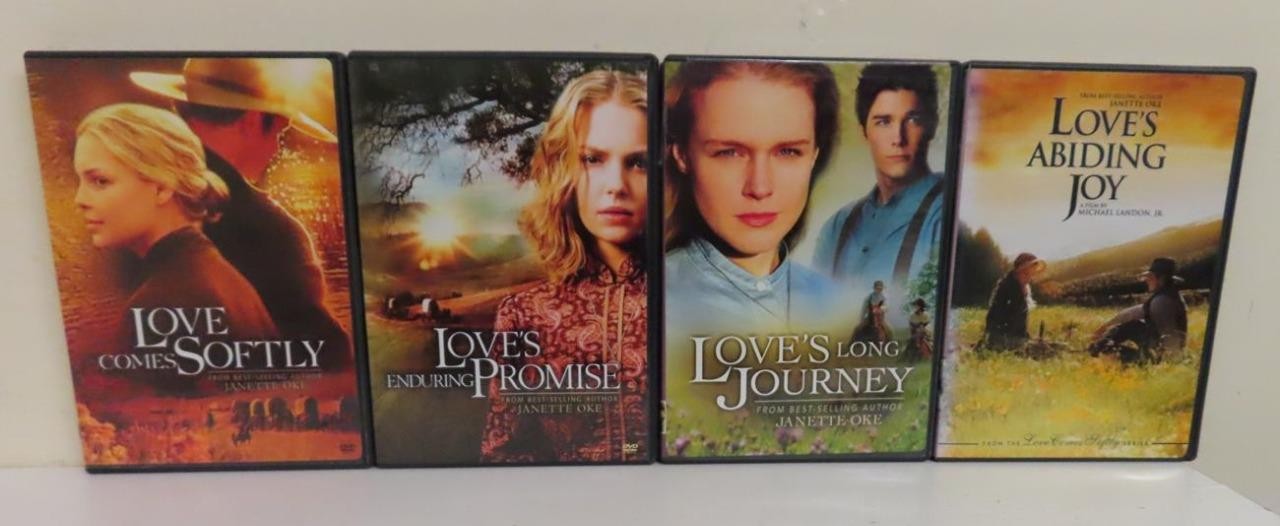 Love Comes Softly DVD Series Lot: #1 – #4 (Janette Oke)
