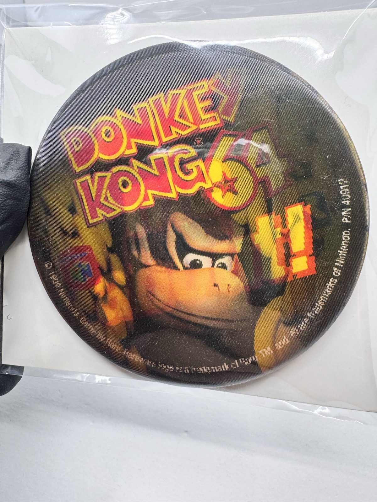 Donkey Kong 64 Nintendo N64 Promotional Button Pin [Good Condition]