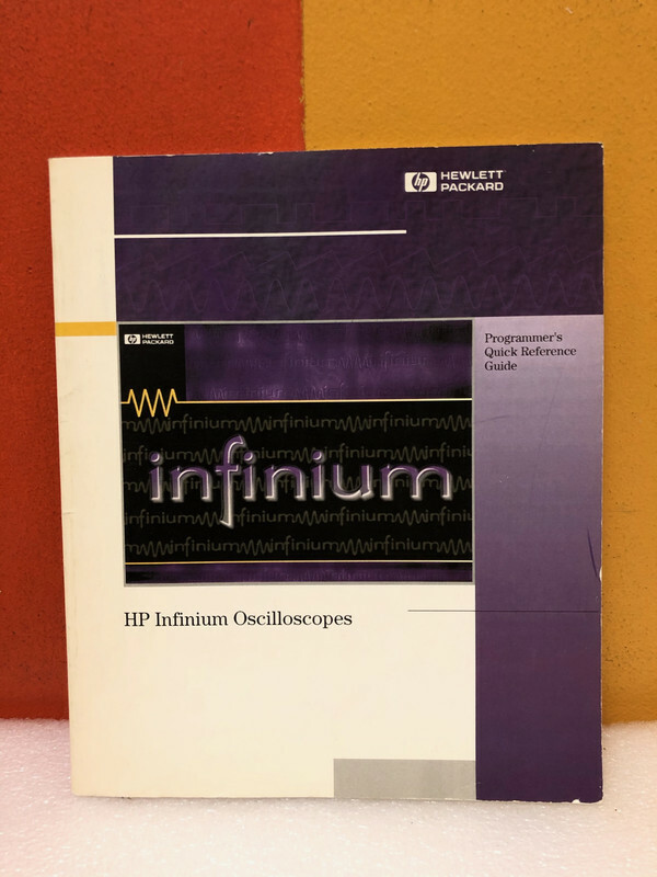 HP 54810-97012 Infiniium Oscilloscopes Programmer's Quick Reference Guide