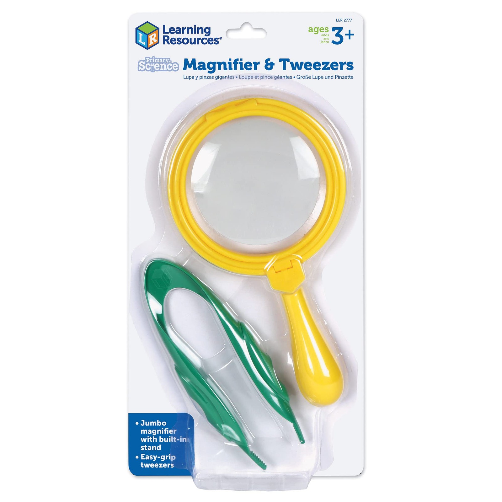 Learning Resources Magnifier & Small (suitable for children), Multi-color 