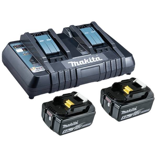 Makita 199482-2 BL 1850B + DC18RD 18V Tool Battery & Charger