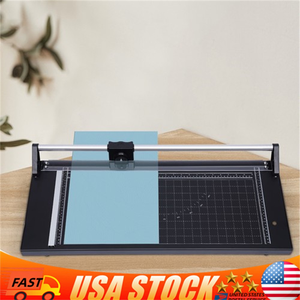 24" Manual Precision Rotary Paper Trimmer Sharp Photo Paper Cutter US STOCK