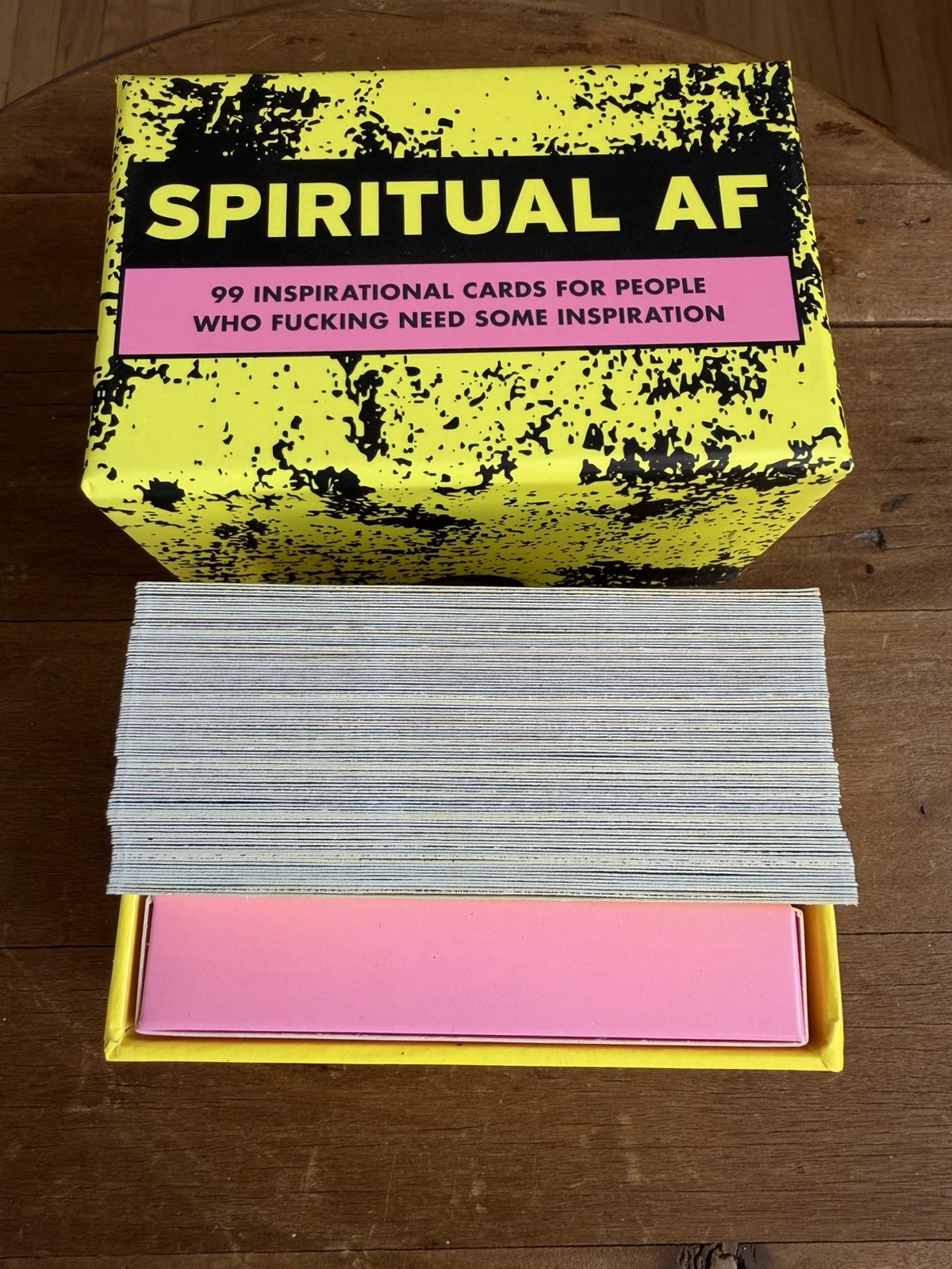 Spiritual AF Inspirational Card Deck – 99 Cards (Explicit Language)