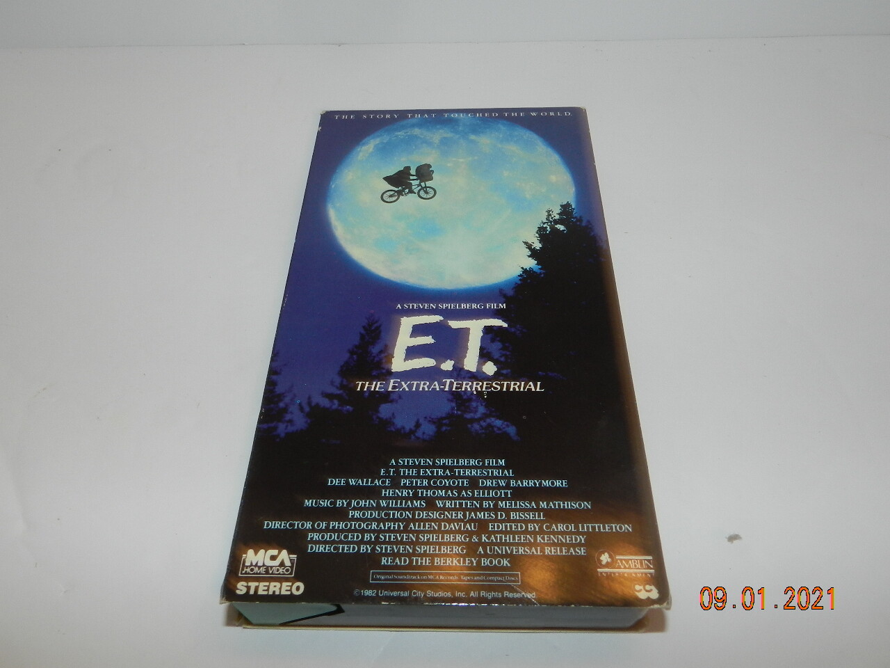 👽📼E.T. ET VHS 1988 Black + Green ORIGINAL VERSION Rare