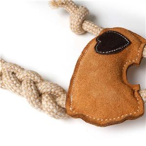 Bundle: Cowhide Tug Toy (Giraffe) for Dogs, 2-Pack (Wholesale)