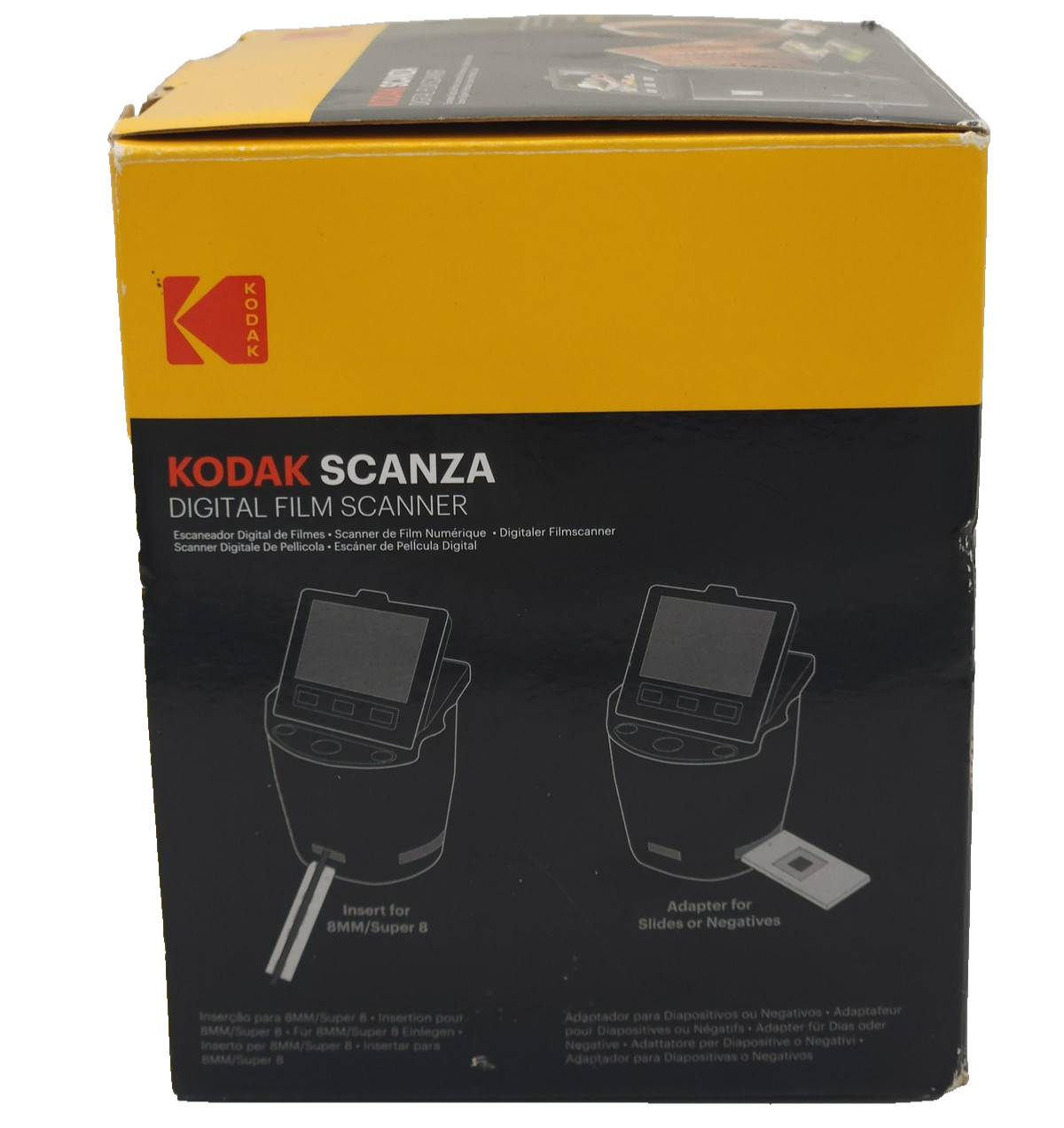 Kodak Scanza Digital Film Scanner 14/22MP 35mm Slide Negative HDMI Black RODFS35